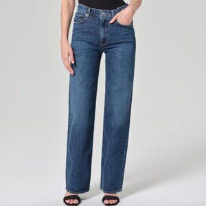 NWT AGOLDE Harper Wide Straight Jean in Tempo